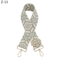 Detail of adjustable geometric diamond strap with gold hardware lobster clasps - Matcha Green Gold Buckle