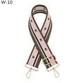 Detail of adjustable star pattern bag strap with premium golden lobster clasps - Star Stripe Style (W-10)