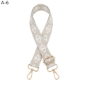 Macro view of adjustable geometric weave strap with gold lobster clasps and diamond pattern - Gray Khaki (A-6)