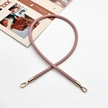 Tracolla in pelle PU rosa con moschettoni in metallo dorato lucido per borse fai da te - 60CM / Rosa