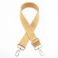 Detail of yellow woven bag strap with geometric patterns and gold metal lobster clasps - Silver Clasp / Yellow (No. 32) / 【product Attributes】this Product Is A 【bag Strap/shoulder Strap】. The Main Body Uses A 【woven Fabric】 Technique Presenting A 【geometric Texture】 Of Interwoven Yellow And White. Accessories Include A 【light Gold Metal】rotating Lobster Clasp And An Adjustable Sliding Buckle. 【visual Presentation】the Image Uses A 【white Background】layout Composition With The Product Arranged In A Circular Pattern. Quality Is 【high】 Exposure Is Accurate And The Weaving Details And Metallic Luster Are Well Reproduced. Aesthetics Are 【medium】 Rating 【7.5】. The Background Is Relatively Simple And Lacks A Casual Or High-end Scene Atmosphere. 【text Content】to_remove: The "32" Marked In The Upper Left Corner Is The Chinese Product Number Information Which Is Recommended To Be Removed. 【logistics Tags】none 【infringement Risk】product Infringement: None Probability [0.0]. Background Infringement: None. 【product Parameters】woven Material Metal Adjustable Buckle Double Lobster Head Hook.