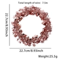 Ghirlanda di stelle in filo d'oro rosa per il Giorno dell'Indipendenza, lunga 7,5m - Lunghezza circa 7,5m / Stile stella in oro rosa
