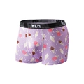 Boxer homme en soie glacée violet clair avec imprimé glace et ceinture élastique MEN - Imprimé Glace (90108)