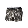Men's breathable ice silk boxer briefs featuring gray camo print and wide waistband - S (110-130 catties) / Gray Camouflage Pattern (9049)