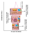 Dreistufige rosa Fransen-Geburtstagsdekoration mit Kronen- und Ballonmotiven - Rosa