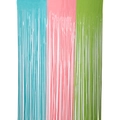 Tende a frange macaron fluorescenti in blu, rosa e verde per decorazioni per feste - Blu Rosa Verde / 1m*2m