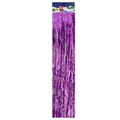 Tenda di frange viola olografica per decorazione di compleanni e sfondo per feste - Viola Laser