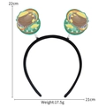 St. Patrick's Day headband with spring shamrock and rainbow gold pot pendants - One Size / Pot of Gold Style