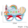 Cartoon children party glasses with dimensions 17cm x 13cm and weight 17.9g detail - Colorful Childhood Style