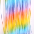 Detailed view of macaron rainbow tinsel fringe curtain for festive party backdrop decorations - 1x2m / Macaron Multicolor