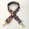 Kleurrijke brede verstelbare schouderriem in etnische stijl voor tassen - Breedte: 3.8cm / Boheems Mandala Patroon (#14)
