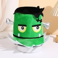 Cesto mostro di Frankenstein in peluche verde per decorazioni per Halloween - Taglia unica / Cappello da Birra Mostro Verde