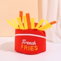Chapeau de frites créatif pour déguisements amusants et accessoires de fête de Thanksgiving - Style de Frites Drôle (Chapeau de Frites)