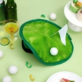 Sombrero de fiesta de golf de felpa verde con bandera y pelota para accesorio de disfraz - 30*30cm / Estilo Campo de Golf (Gorra de Golf)