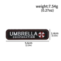 Umbrella Corporation logo patch with velcro backing for tactical gear in black and red - X00689 / The Pointer Can Be Rotated/moved/fixed