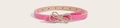Cinturón fino rosa brillante para niños con hebilla de lazo dorado y pedrería - 105cm / Adulto-Rojo Rosa