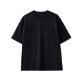 Classic men's black short sleeve t-shirt with a round neck and breathable cooling fabric - S / Black