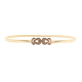 Elegante catena in vita in metallo dorato con catena a serpente elastica e fibbia a doppio anello - Oro