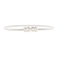 Elegante cintura a catena metallica elastica argento con fibbia a nodo lucida per abiti - Argento