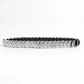 Elastic waist belt featuring silver round metal scales with radial patterns for women - Silver / 60-80cm