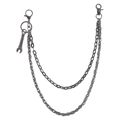 Dolagige Hosenkette aus Gunmetal-Legierung mit Schraubenschlüssel-Anhänger und Clips - Schraubenschlüssel Stil (151 Schraubenschlüssel)