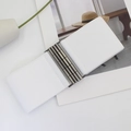 Cintura elastica larga bianca da donna con fibbia grigio canna di fucile per cappotti - Piccolo / Bianco Fibbia Canna di Fucile