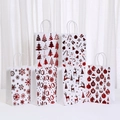 132 White Red (12 Pcs Mixed 4 Patterns)