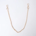 Cadena de metal dorado estilo punk con cierres de langosta y anillos para ropa y bolsos - Cadena Dorada L2 53cm