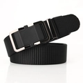 Ceinture tactique noire en nylon pour homme avec boucle en alliage pour pantalon cargo - Noir