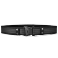 Cintura tattica in nylon nero con fibbia a sgancio rapido per uso esterno e militare - 130cm / Nero