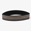 Cinturón elástico negro con múltiples filas de pedrería brillante de varios colores - Diamantes Horizontales Coloridos (8659-5)