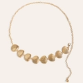 Eleganter goldener Kettengürtel mit Muschel-Anhängern und verstellbarem Verschluss - Gold