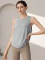 Damen Sportweste mit Camouflage-Jacquard, locker geschnitten und atmungsaktivem Netz - S / Camo Grau