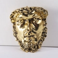 Spilla maschile vintage dorata con diamanti per accessori da completo maschile - Oro