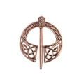 Vintage Celtic knot penannular brooch in antique copper finish for Viking style - Celtic Knot Red Copper (xz1307)