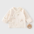 Baby Wickelshirt aus Baumwolle mit Regenbogen-Cartoon-Prints und Seitenbindung - 52cm / Spielhaus