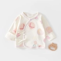 Top kimono para recién nacido de algodón suave con lindos estampados de melocotón rosa - 52cm / Fruta Maravillosa