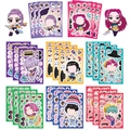 Cartoon DIY Make a Face sticker set with 8 diverse characters and colorful accessories - 8 Styles Mixed (Order In Multiples)