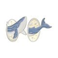 Lot de pins émaillés mignons sur le thème de la baleine et du ciel étoilé - Style Baleine Ciel Étoilé (XZ8350)