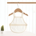 Fascia addominale per neonati in rete di cotone crema con strisce verticali estive - Taglia 59 / Giallo latte