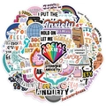 50 stuks graffiti stickers voor geestelijke gezondheid voor laptops en flessen - 50 Vellen (TT235)