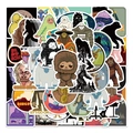 Set mit 50 Bigfoot-Aufklebern für DIY Laptops, Skateboards und Gitarren-Dekoration - Bigfoot Serie Aufkleber Kollektion (YCK030)