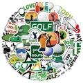 Lot d'autocollants de golf étanches avec divers motifs de sport pour déco d'ordinateur - Thème Golf (YCK103)