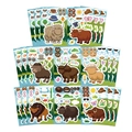 Set di adesivi fai-da-te con mucche animate e vari accessori per il gioco dei bambini - 8 Pezzi/Confezione