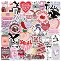 Set di 52 adesivi Bookish Reading per decorare laptop e borracce in acciaio - Adesivi a Tema Bookish (AZ284)