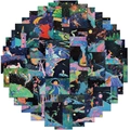 50pcs healing fairytale hand-drawn dream graffiti stickers for luggage and laptop - Healing Fairy Tale Dream (50 Sheets)