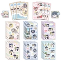 Set di 8 adesivi cartoon impermeabili per scrapbooking e cover di telefoni a tema vacanze - Vari Modelli di Illustrazione (8ZD200)