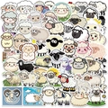 50 simpatici adesivi a forma di pecora per scrapbooking fai-da-te e decorazione laptop - Stile Motivo Pecora Cartoon