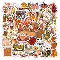 Set di adesivi impermeabili a tema autunnale con zucche, foglie d'acero e motivi accoglienti - TT288 Stile Autunnale 1