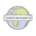 Badge rond en émail terre verte et violette avec slogan There's No Planet B - Style Protéger la Terre (XZ8832)
